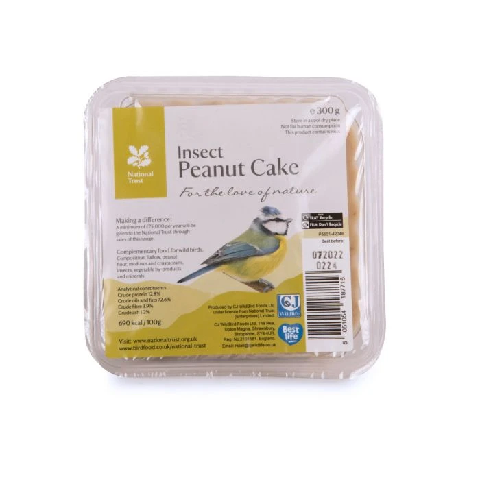 National Trust Insect Peanut Cake 300g National Trust Insect Peanut Cake 300g -Bird Supply Store 10081 nation trust insect peanut cake 300g dv 5804