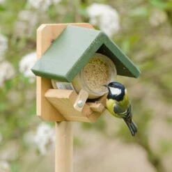 Pole Mounted Dublin Peanut Butter Feeder 2 Pole Mounted Dublin Peanut Butter Feeder -Bird Supply Store 35103 1