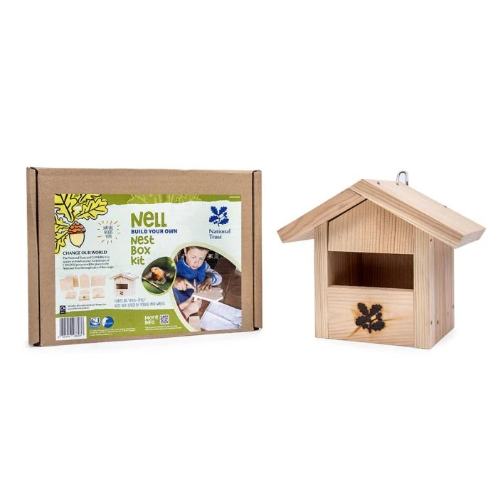 National Trust Kids Build-Your-Own Nell Nest Box Kit National Trust Kids Build-Your-Own Nell Nest Box Kit -Bird Supply Store 904820121 national trust kids byo nest box kit sw low res 7767