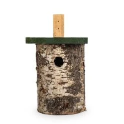 National Trust Birch Log Nest Box 32mm Hole -Bird Supply Store 905120121 jvg 2992