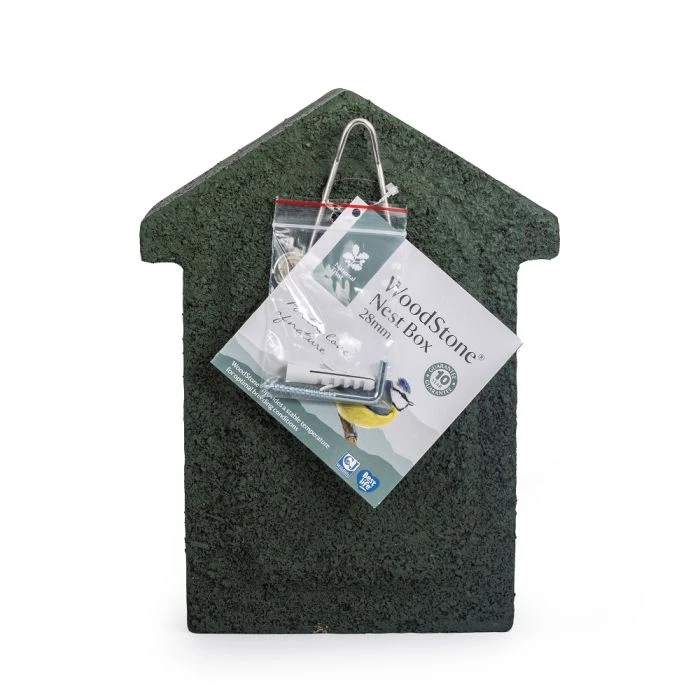 National Trust Green WoodStone 28mm Nest Box National Trust Green WoodStone 28mm Nest Box -Bird Supply Store 905970121 national trust woodstone 28mm nest box jvg 2976
