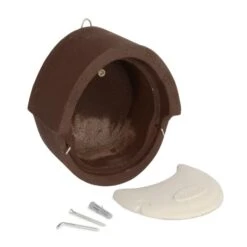 WoodStone® Alicante Open Nest Box (Brown) -Bird Supply Store 90715 2 1