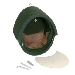 WoodStone® Alicante Open Nest Box (Green) 2 WoodStone® Alicante Open Nest Box (Green) -Bird Supply Store 90716 2