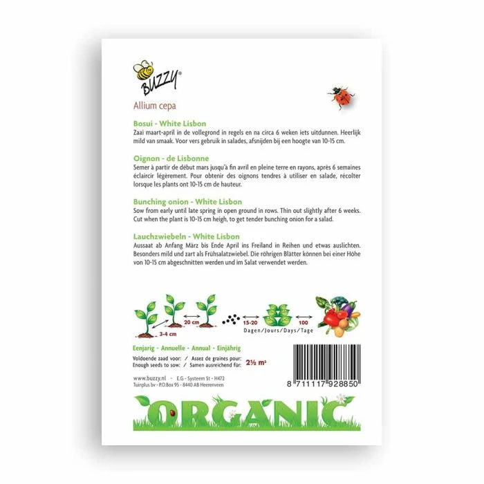 Buzzy® Organic Bunching Onion - Wh Lisbon Buzzy® Organic Bunching Onion - Wh Lisbon -Bird Supply Store 92885 1