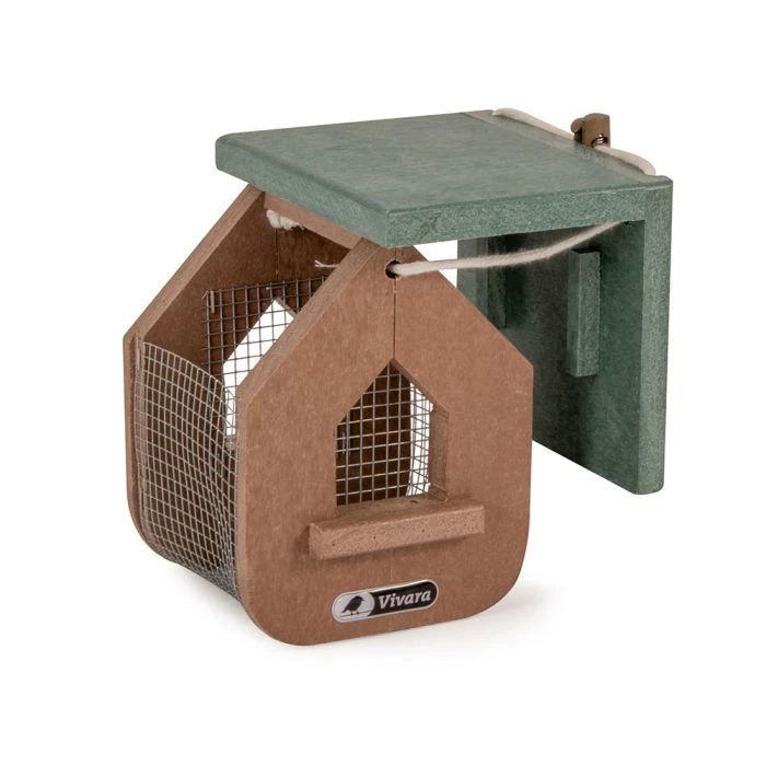 Miletto Recycled Peanut & Suet Bird Feeder Miletto Recycled Peanut & Suet Bird Feeder -Bird Supply Store 936530119 4