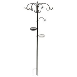 Bird Feeder Pole System - Black -Bird Supply Store 94075 01 3