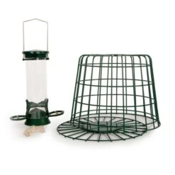 2 Port Bird Seed Feeder With Guardian -Bird Supply Store 945420120 beschermpakket mini zaden 23cm dv 2668 1
