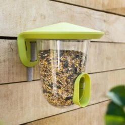 SingingFriend FeedR Bird Seed Feeder -Bird Supply Store f001 2 fence green 1