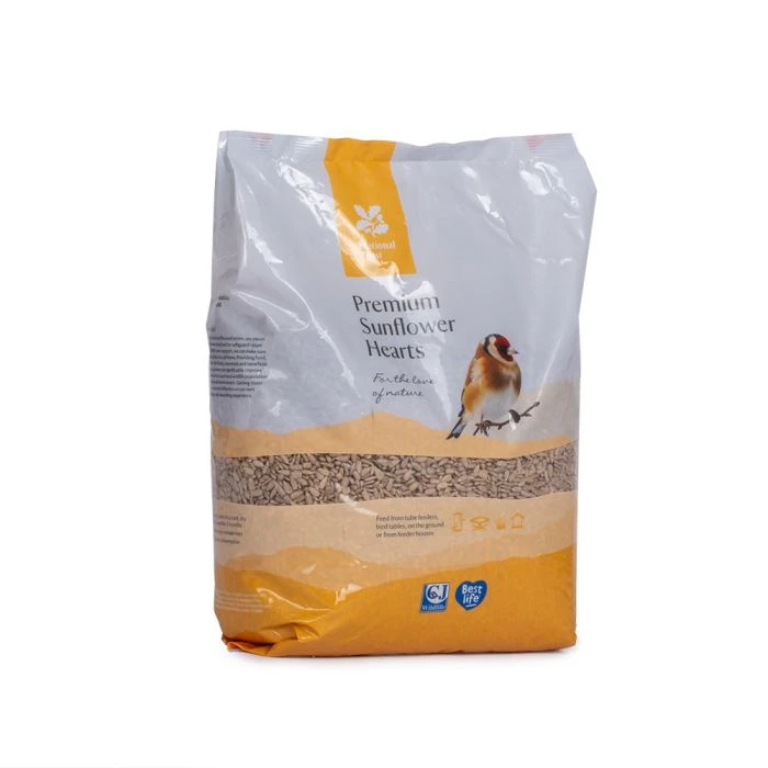 National Trust Premium Sunflower Hearts for Birds National Trust Premium Sunflower Hearts For Birds -Bird Supply Store nt25070 dv 0130 1