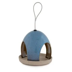 National Trust Vierno Tavern Bird Seed Feeder (Blue) -Bird Supply Store pd000290blue 1000x1000