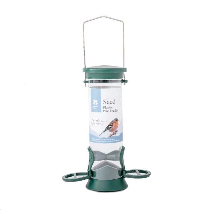 National Trust 2 Port Plastic Seed Feeder National Trust 2 Port Plastic Seed Feeder -Bird Supply Store seed plastic bird feeder