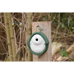 WoodStone® Alicante 28mm Nest Box (Green) 3 WoodStone® Alicante 28mm Nest Box (Green) -Bird Supply Store woodstone alicante 28mm green 90683 2 haakjes bewerkt